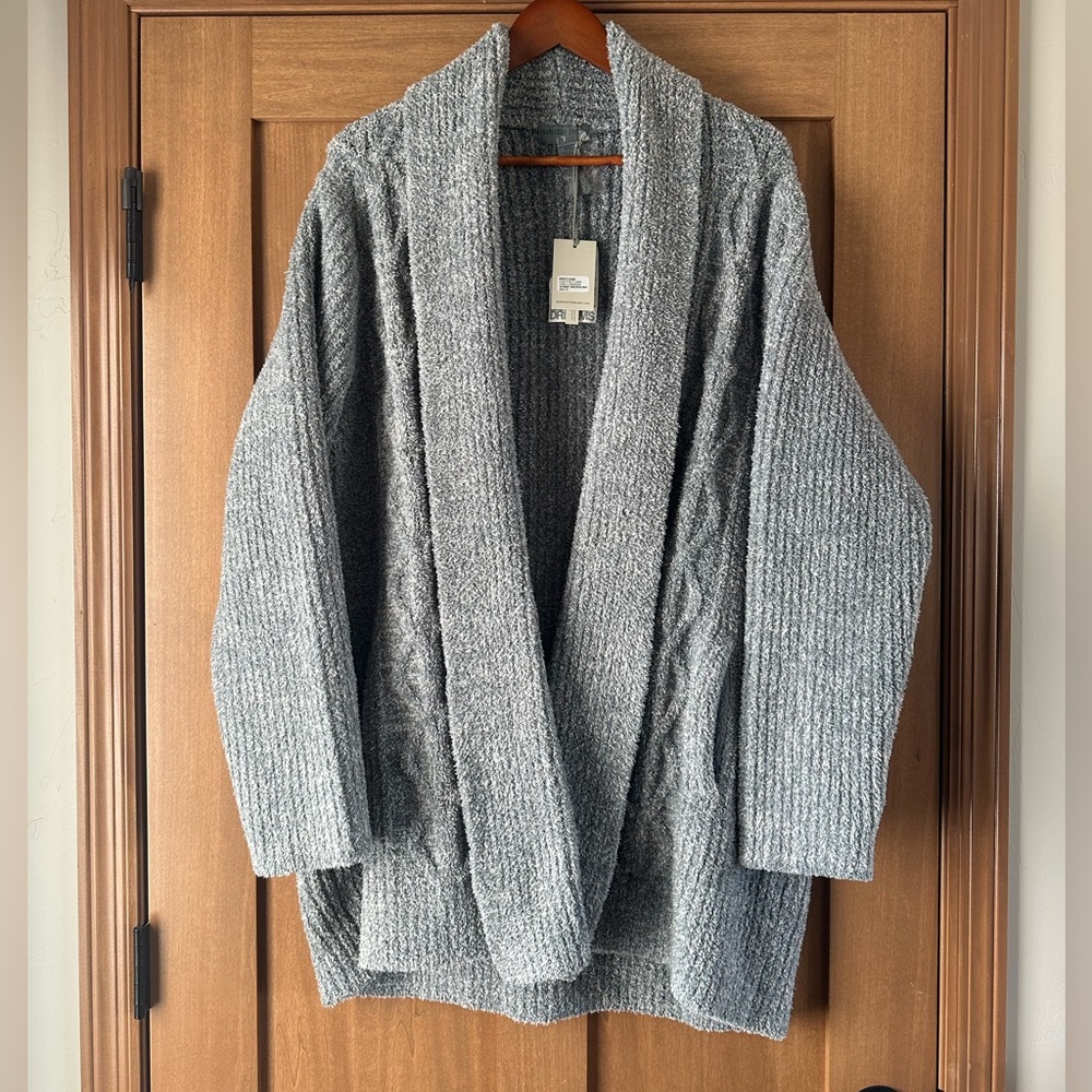 NWT Barefoot Dreams Cozy Chic Cabin Cable Cardigan 1X - Picture 1 of 12